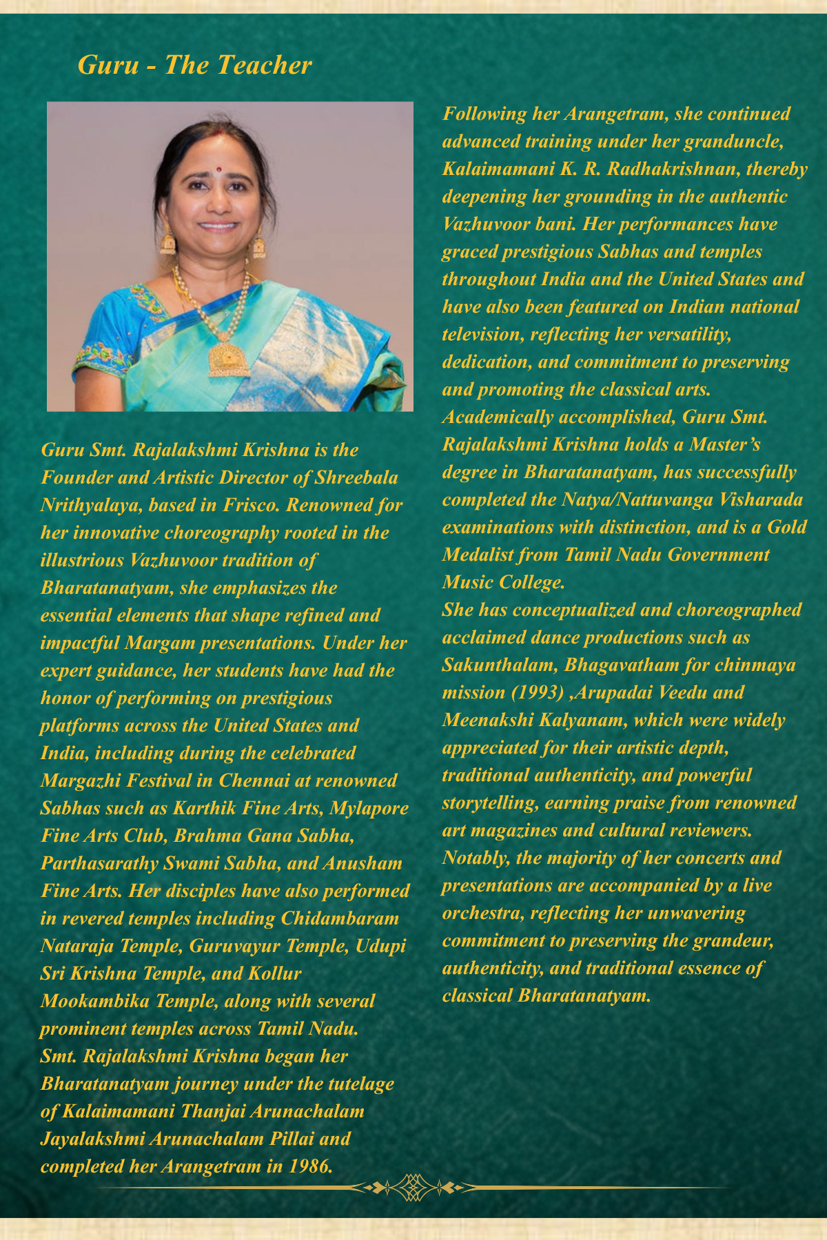 Guru program brochure